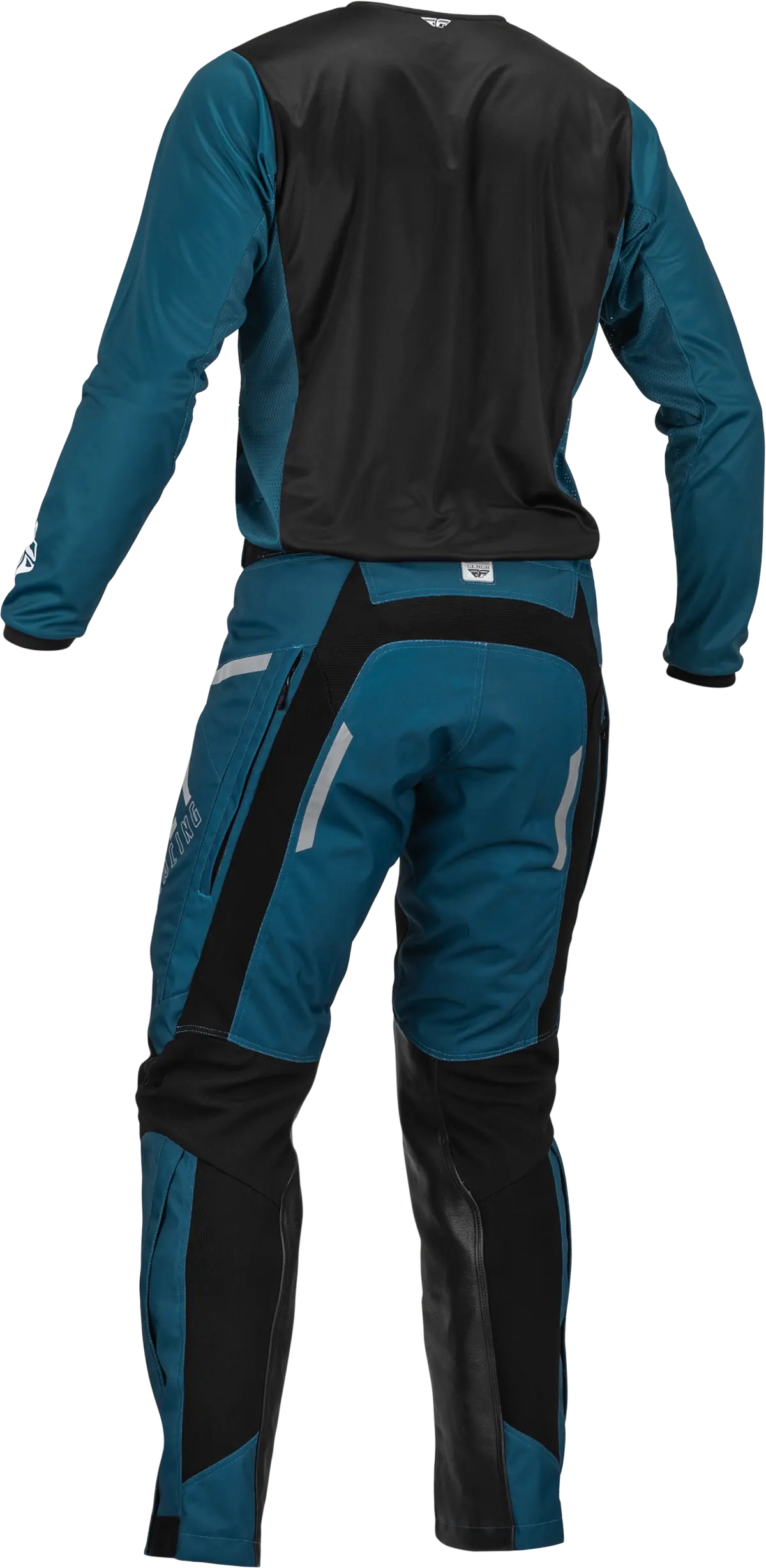 2025 Fly Racing Adult Patrol Slate Blue/Black Gear Combo (Over The Boot) 2