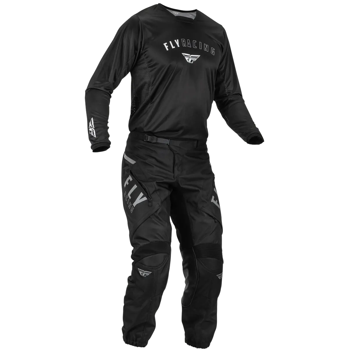 2025 Fly Racing Adult Patrol Xc Black/White Gear Combo (In The Boot) 1