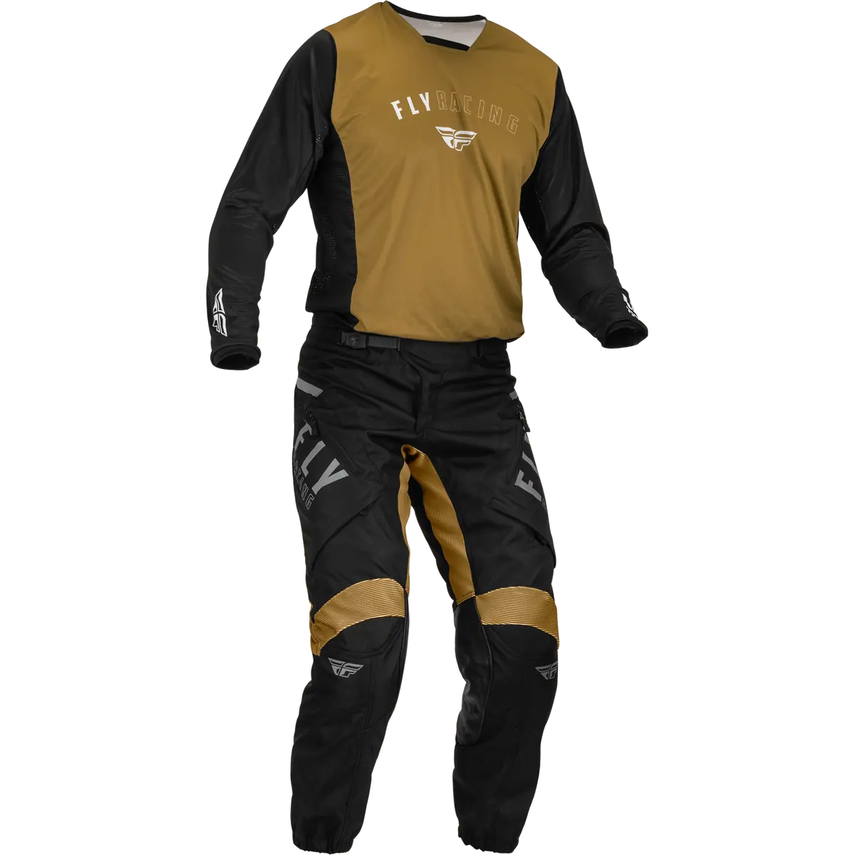 2025 Fly Racing Adult Patrol Xc Caramel/Black Gear Combo (In The Boot) 1