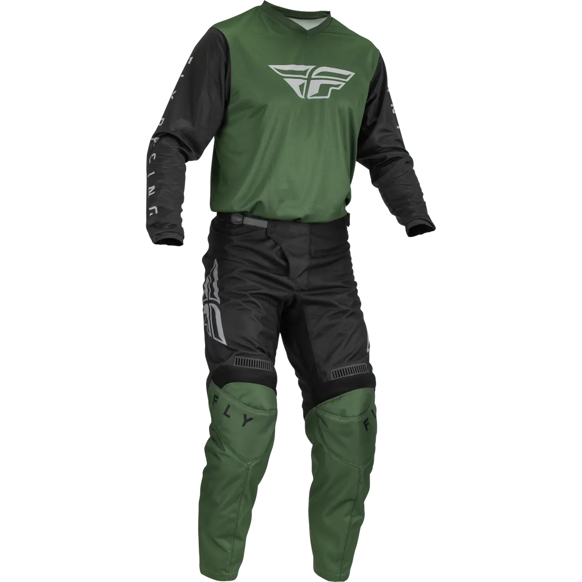 2023 Fly Racing Adult F-16 Olive Green/Black Gear Combo 1