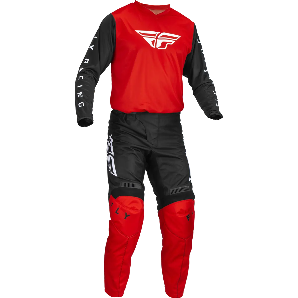 2023 Fly Racing Adult F-16 Red/Black Gear Combo 1