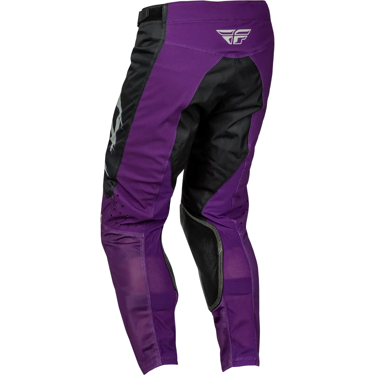 2023.5 Fly Racing Kinetic Mesh Rave Black/Purple/Silver Gear Combo - Adult 5