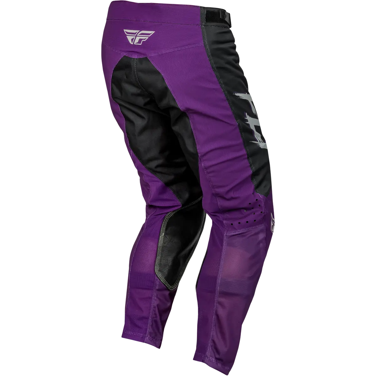 2023.5 Fly Racing Kinetic Mesh Rave Black/Purple/Silver Gear Combo - Adult 6