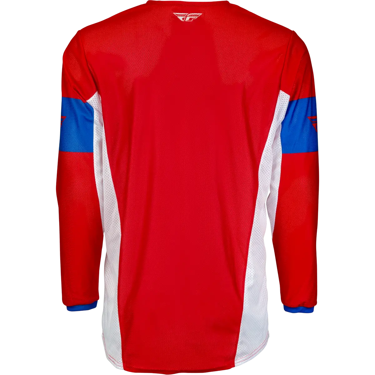 2023.5 Fly Racing Kinetic Mesh Khaos Red/White/Blue Gear Combo - Youth (6-13) 3