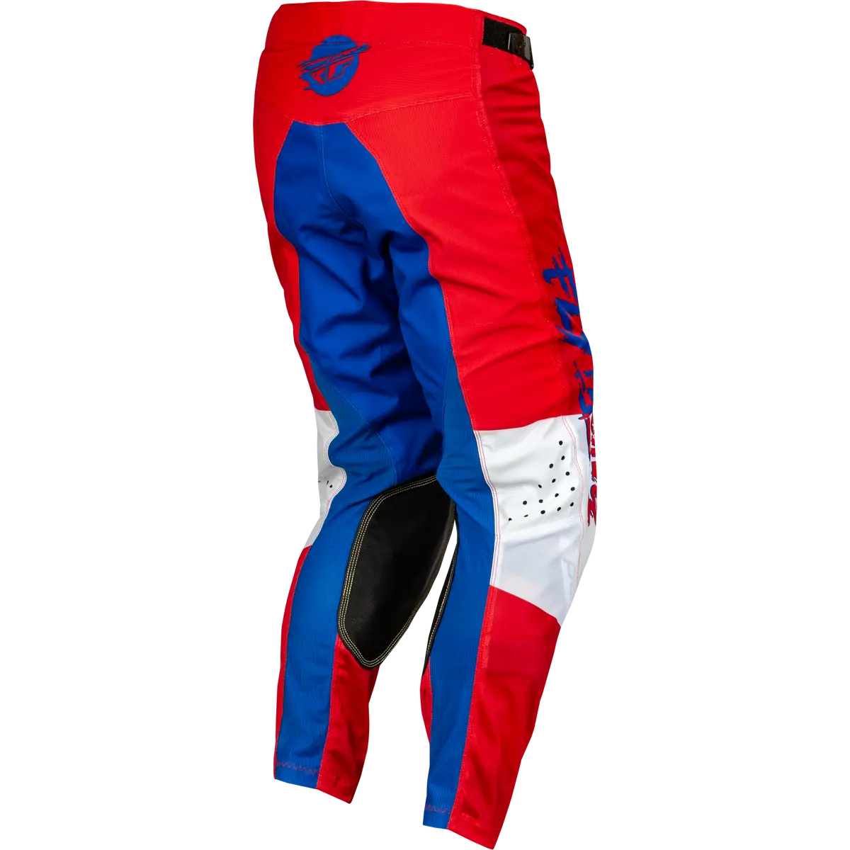 2023.5 Fly Racing Kinetic Mesh Khaos Red/White/Blue Gear Combo - Youth (6-13) 6