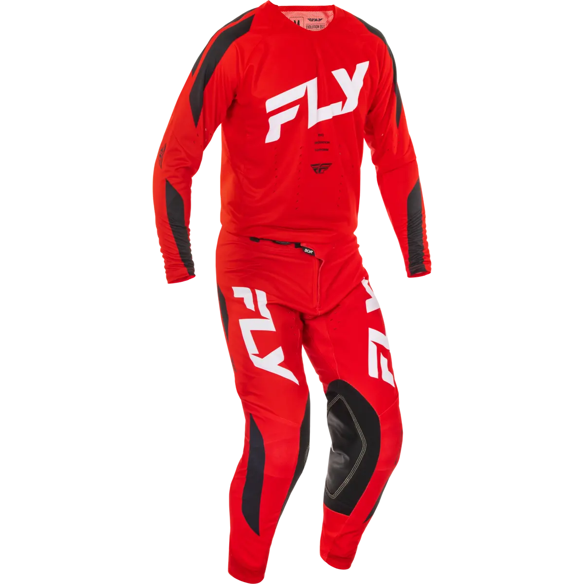 2025 Fly Racing Adult Evolution Dst Red/White/Black Gear Combo 1