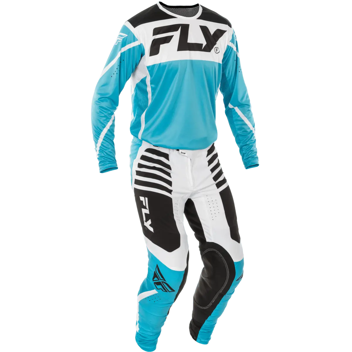 2025 Fly Racing Adult Lite Blue/White/Black Gear Combo 1