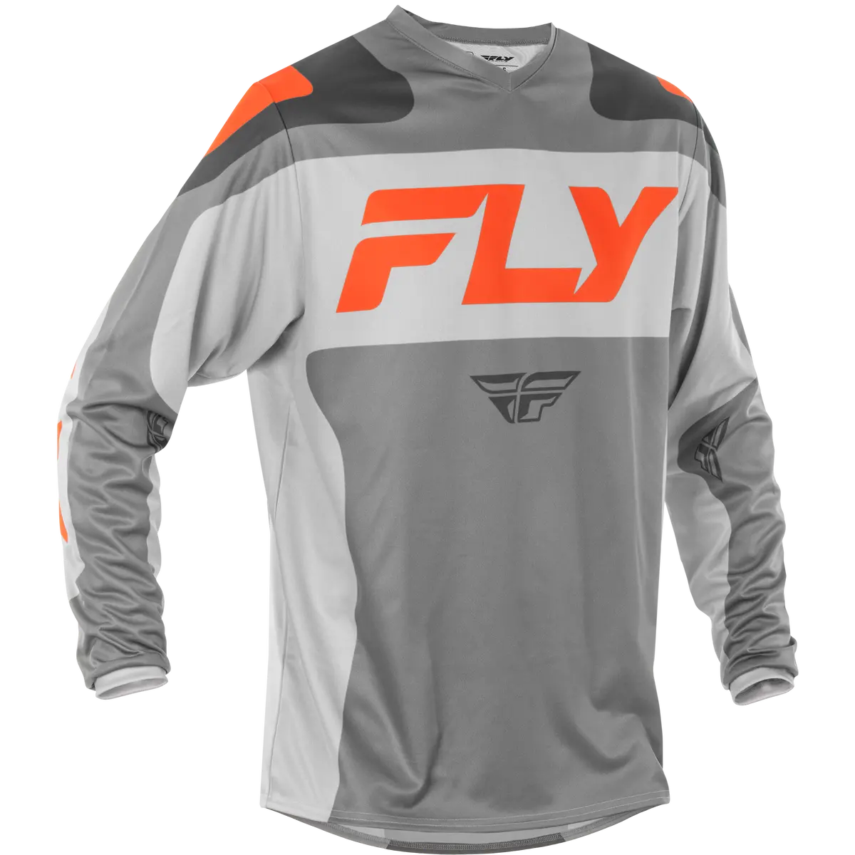 2025 Fly Racing Adult F-16 Grey/Orange Gear Combo 3
