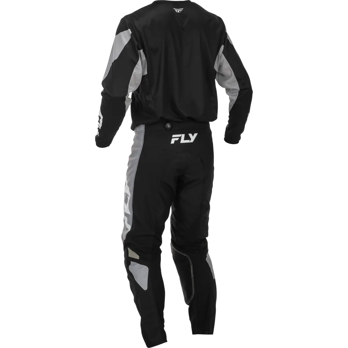 2026 Fly Racing Adult Kinetic Gear Combo - Black/Grey 2