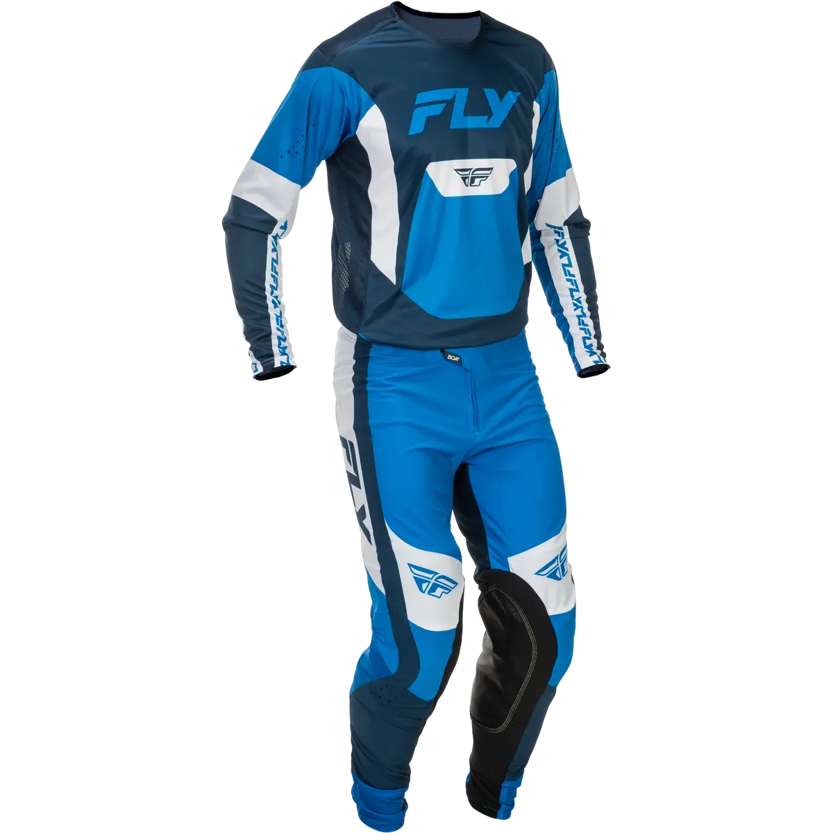2026 Fly Racing Adult Lite Gear Combo - Blue/White 1