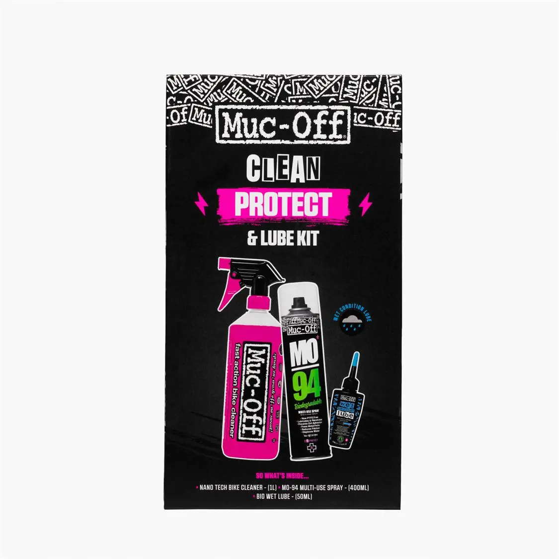 Muc-Off - Bicycle Clean Protect And Lube Kit (Wet) 1
