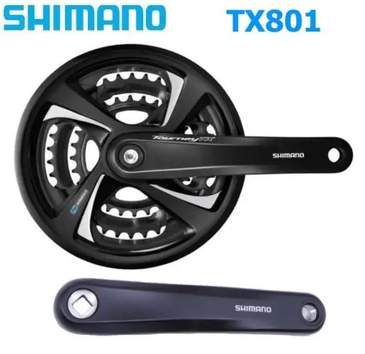Shimano Tx801 Chainwheel Set 28/38/48Tx170mm Steel/Alloy 1