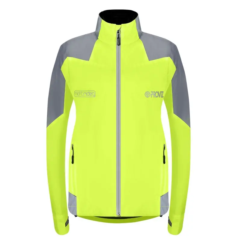 Proviz Nightrider 2.0 Women's Cycling Jacket Yellow 1
