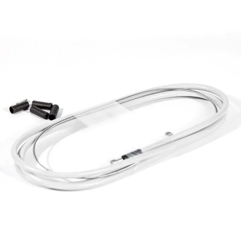Fibrax Rear Brake Cable Complete White (Barrel Nipple) 1
