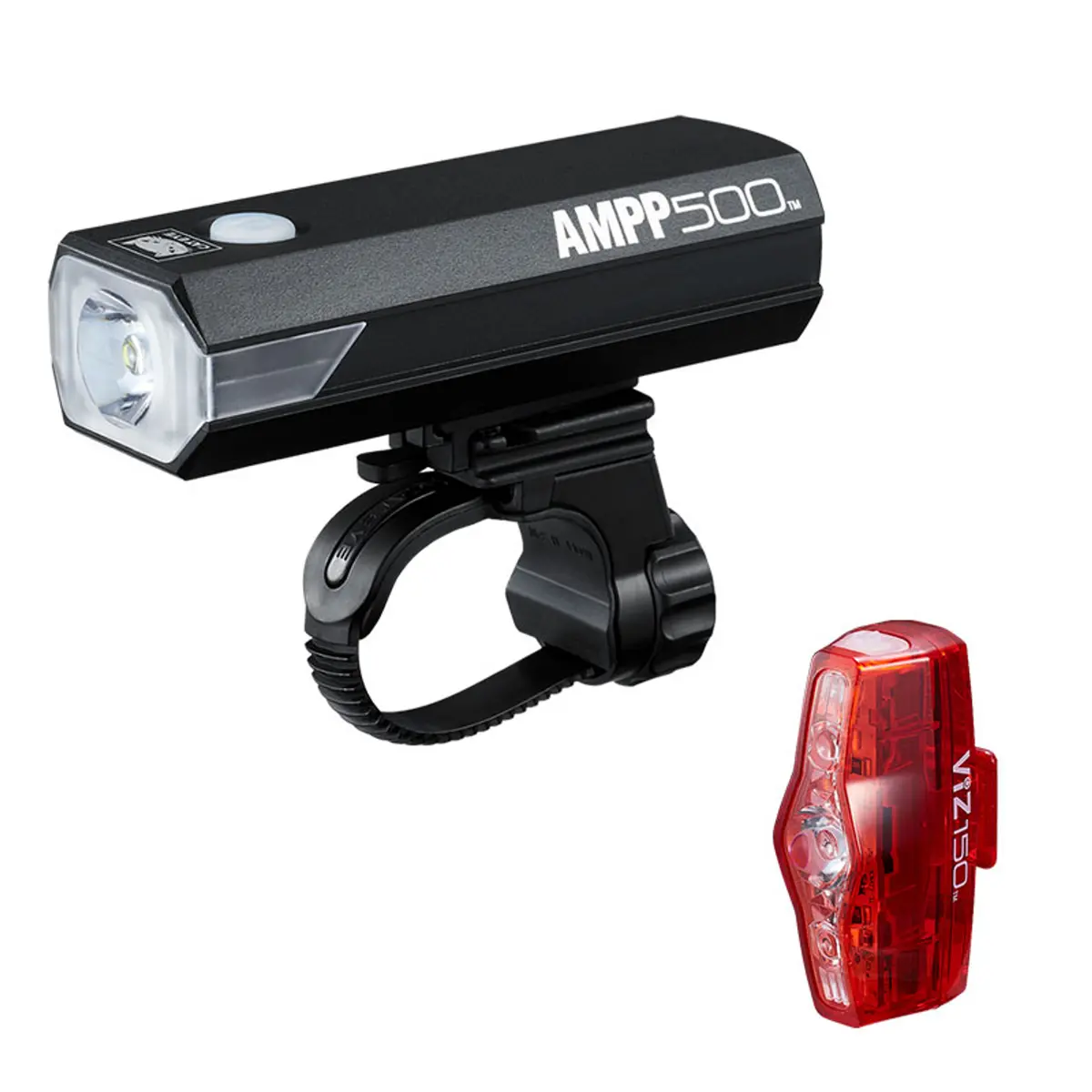 Cateye Light Set Ampp 500S & Viz 150 Usb-C 1
