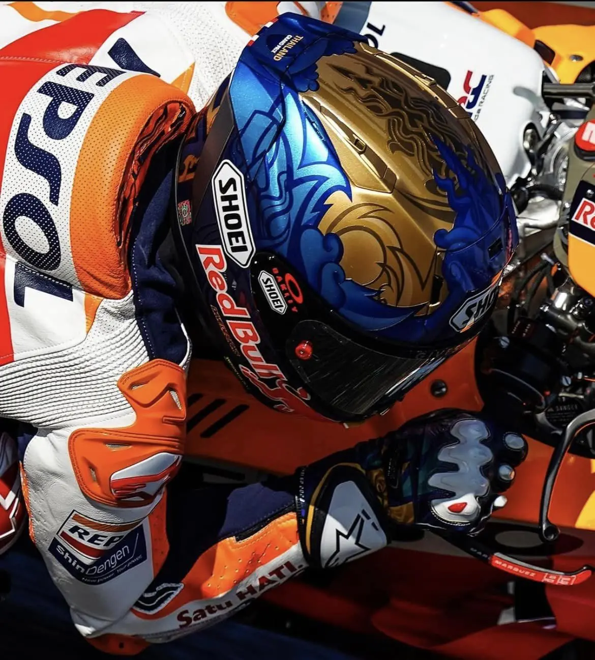 Shoei X-15 Marquez Thai 4