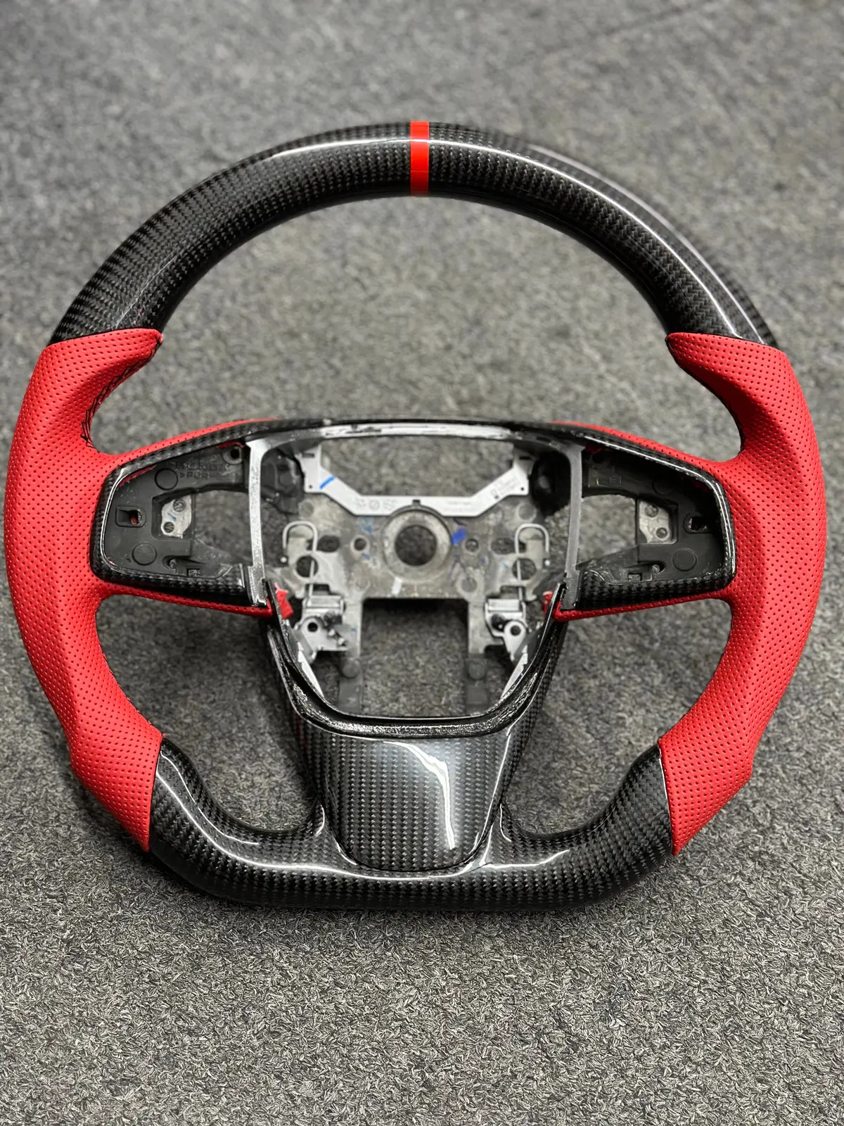 Steering Wheel - Honda - Crv Red Leather (2017 2018 Only) 1