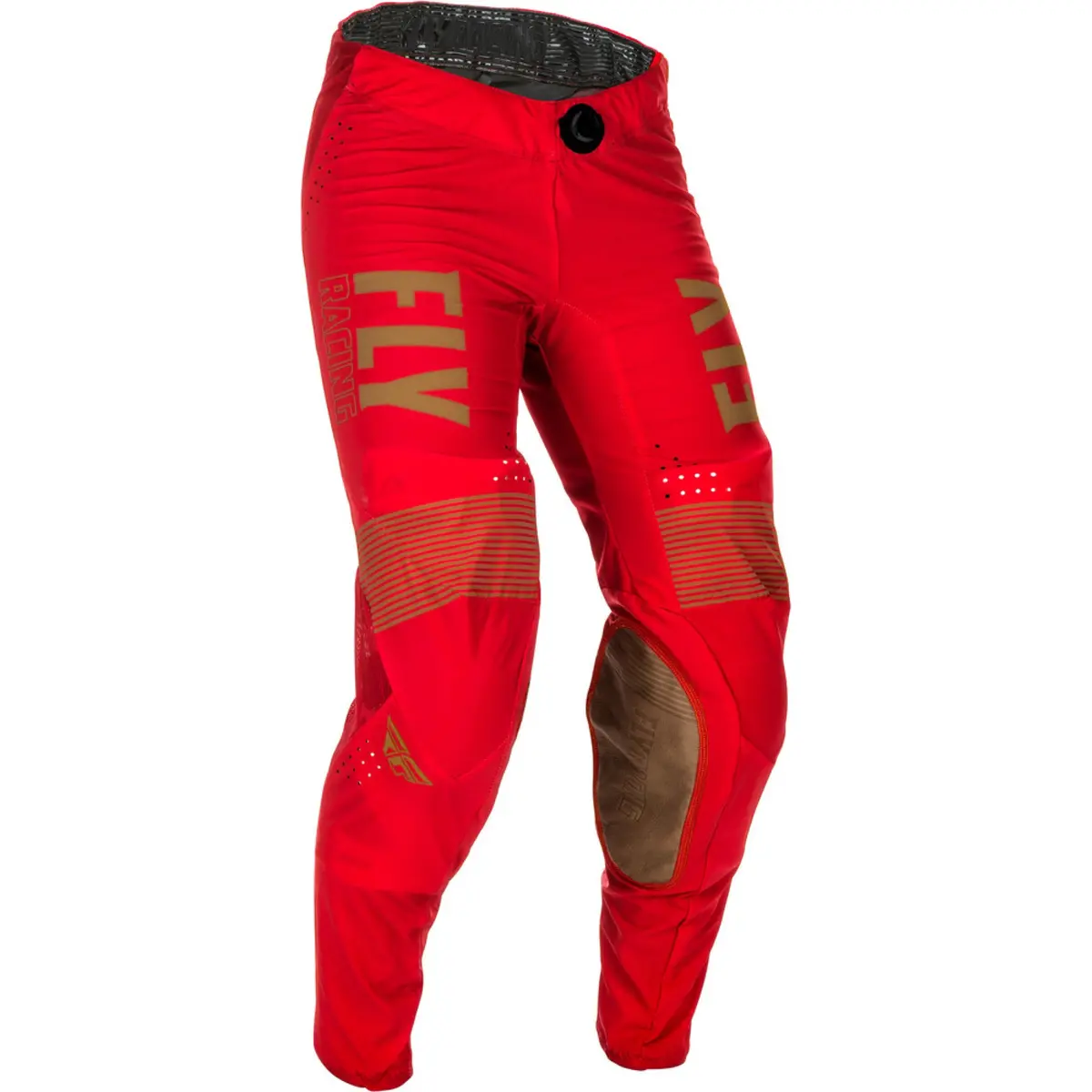 2021 Fly Racing Adult Lite Pant - Red/Khaki - Clearance 1