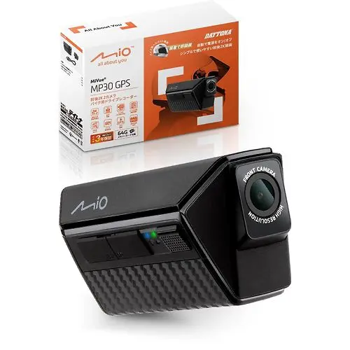 Mio Mivue Mp30 Gps Front & Rear 2K Recorder Helmet Cam With 64 Gb Memory Card 1