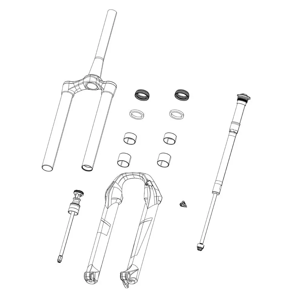 Rockshox Reba B1 Debonair Assembly 1