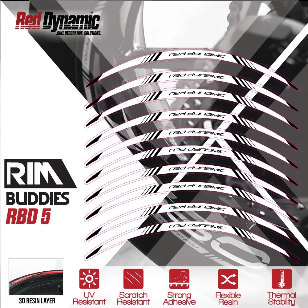 Red Dynamic Rim Buddy For 13-17 Rim 4