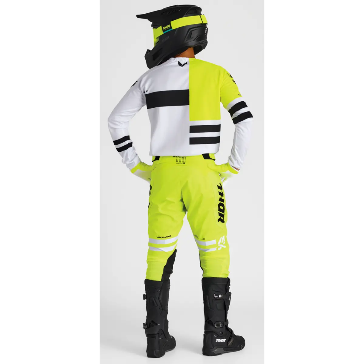 2025 Thor Racing Adult Launchmode Dozer Acid/Black Gear Combo 5