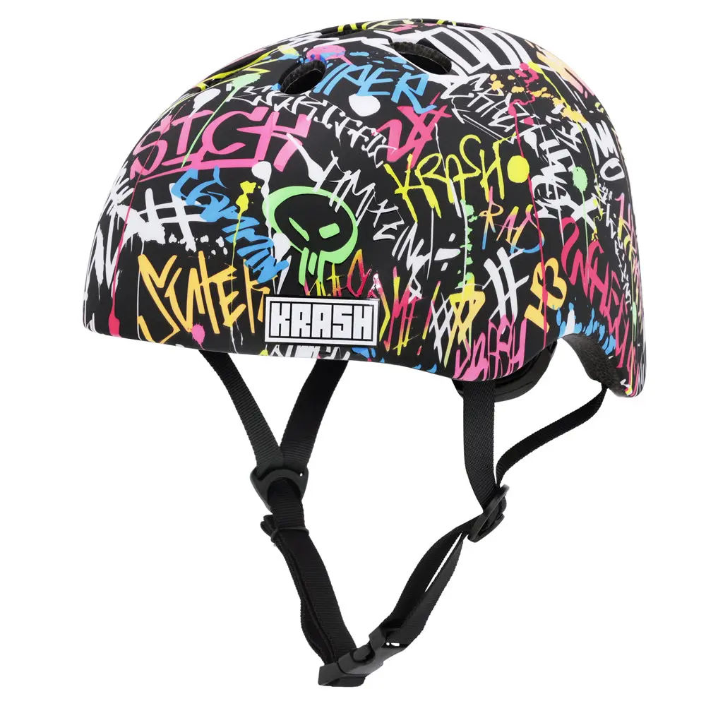 Krash Street Writer - Youth Helmet - Neon 1