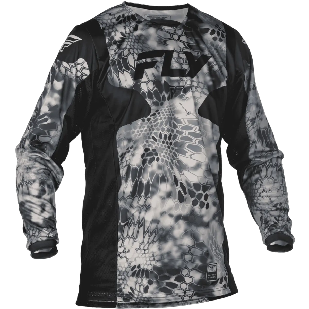 2025 Fly Racing Adult Patrol Kryptek Grey/Black Gear Combo (Over The Boot) 2