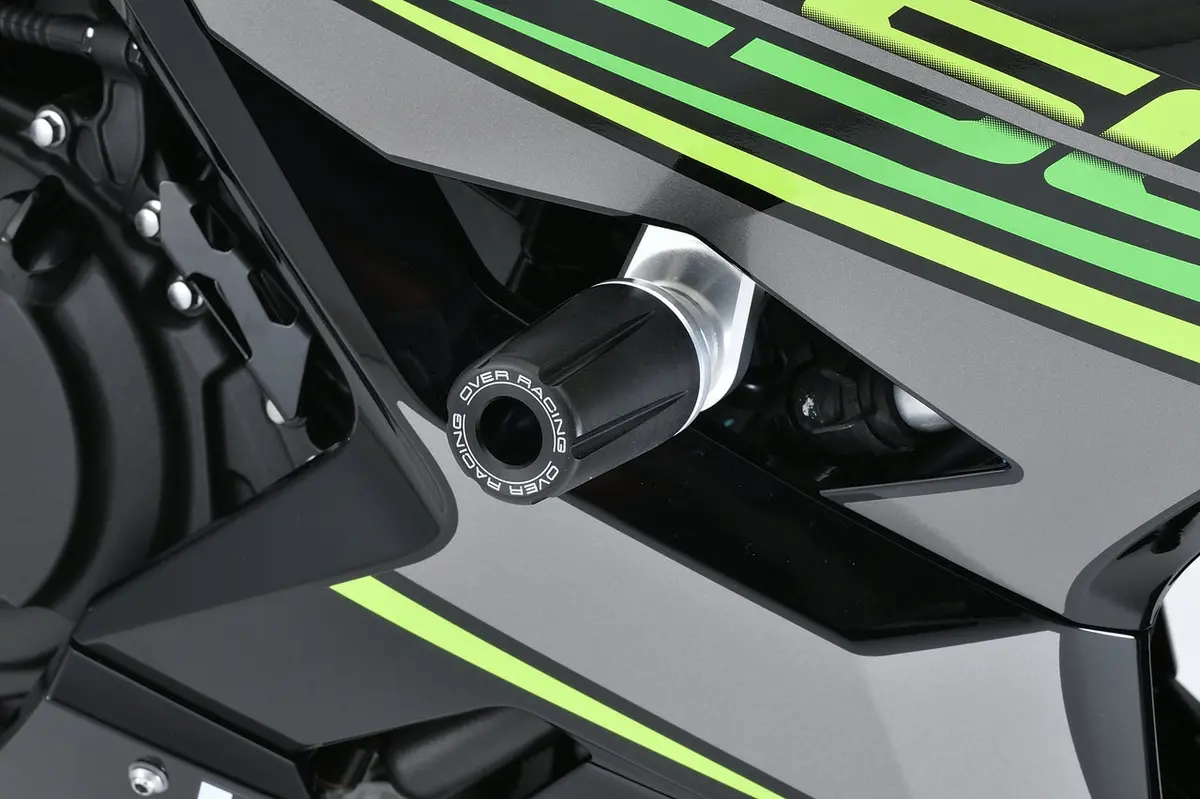 Over Racing Racing Slider Silver For Ninja400 18- (59-722-01) 2