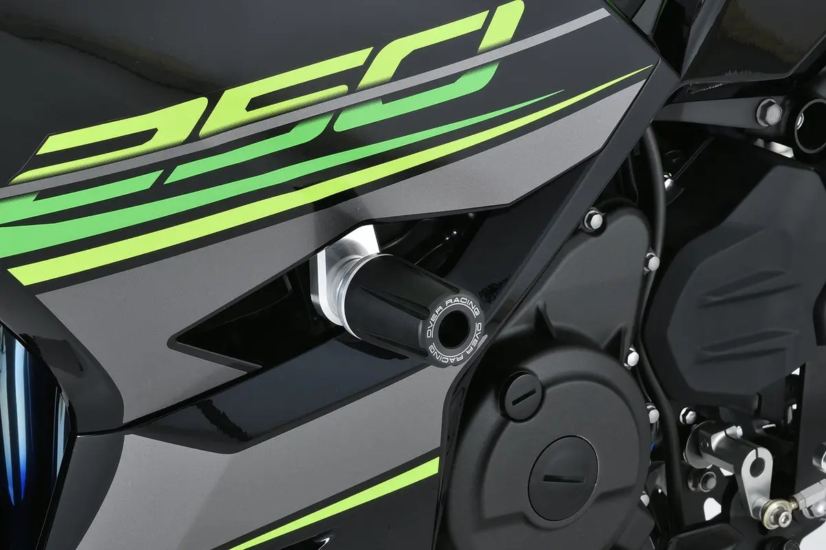 Over Racing Racing Slider Silver For Ninja400 18- (59-722-01) 1