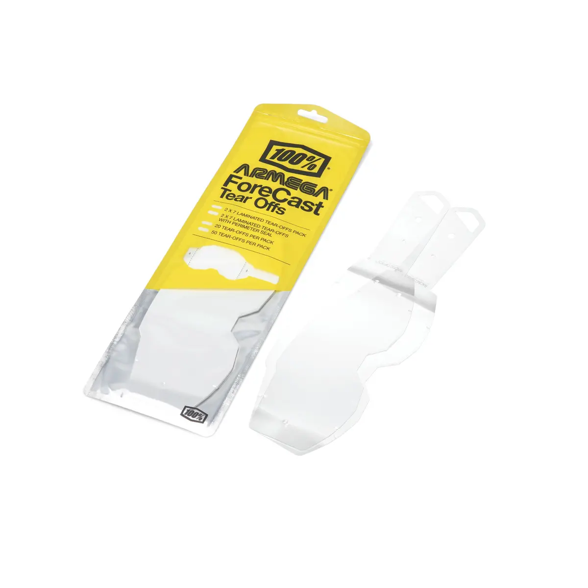 100% Armega Forecast Goggle Tear-Offs 1