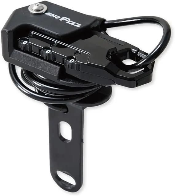 Tanax Moto Fizz Helmet Wire Lock Black [Mf-4753] 1