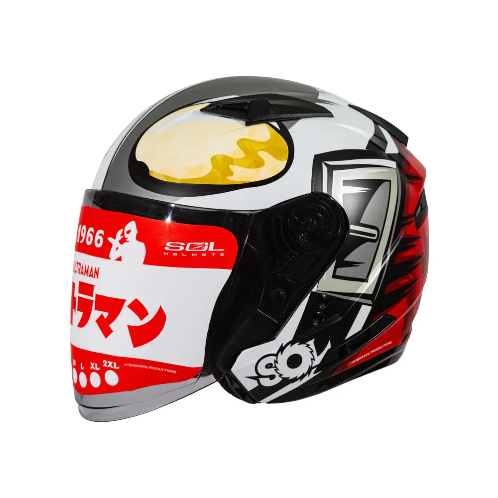 Sol So-7E Ultraman Open Face Helmet 1