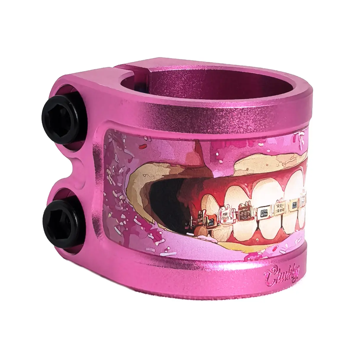 Chubby Pink Doughnut Gnasher Clamp 1