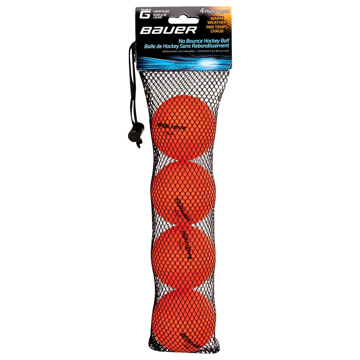 Hydrog No Bounce Warm Weather Hockey Balls 4-Pack 1