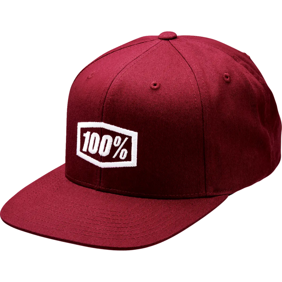 100% Icon Snapback Cap (Hat) 1