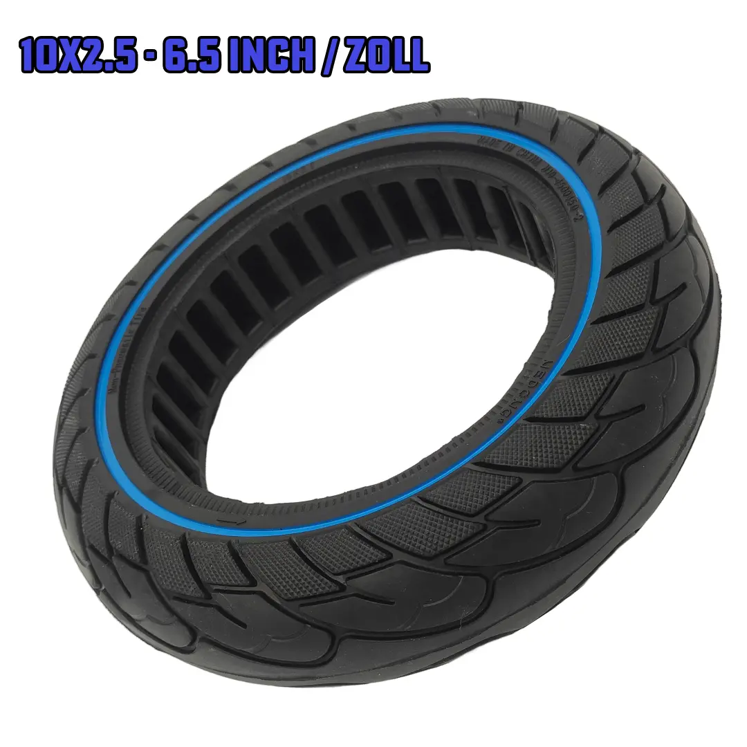 Vollgummi Reifen 10X2.5-6.5 Blau Für Xiaomi Electric Scooter 5 Aftermarket 2