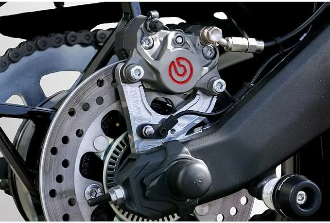 Over Racing Rear Caliper Brembo 2P Support Silver For Zx-25R 20-[83-86-21] 1