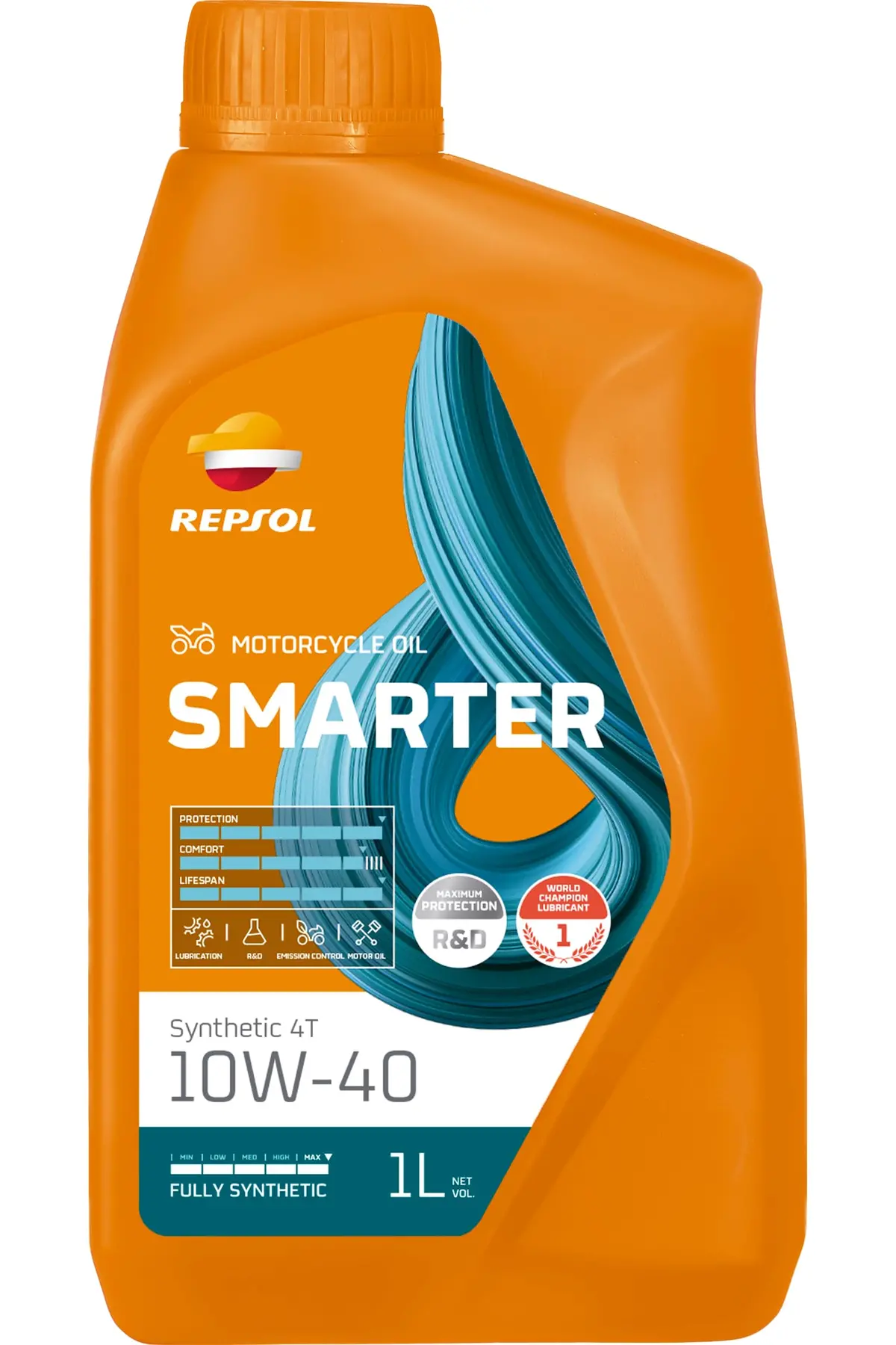Repsol Smarter Full Synthetic Engine Oil 10W40 1L 1