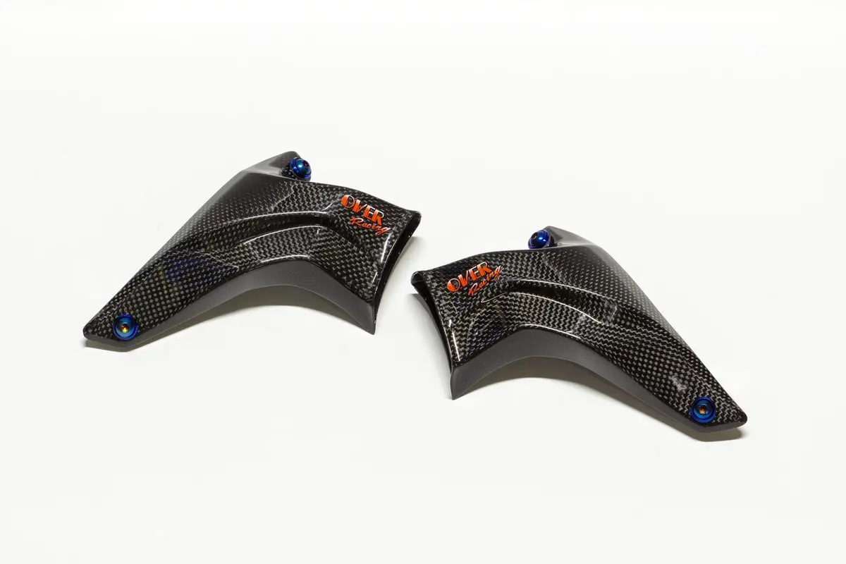 Over Racing Carbon Brake Duct Glass Black For Z900rs[73-71-01] 1