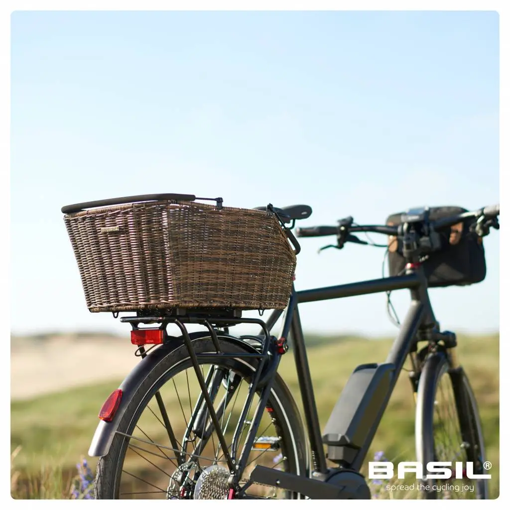 Basil - Cento Rattan Look Multi Rear Basket 2