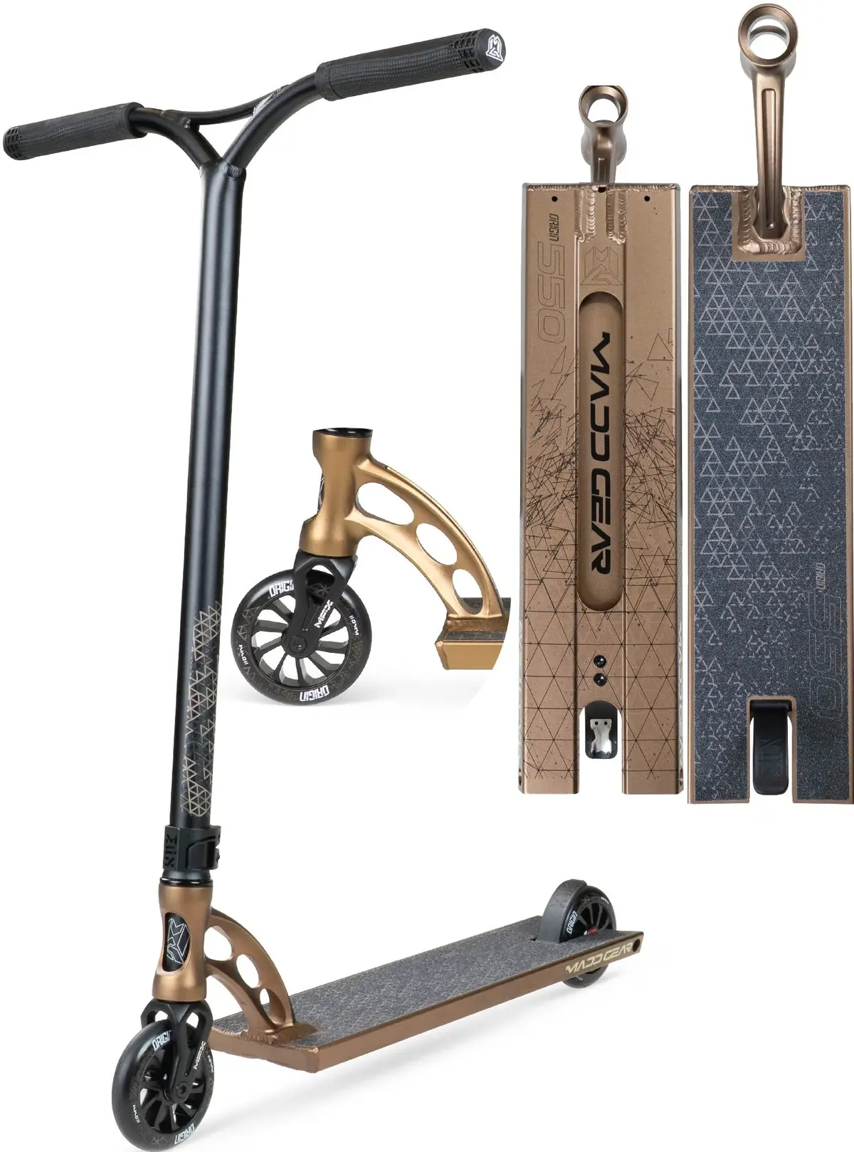 Madd Gear Origin 550 Scooter Antique Brass 1