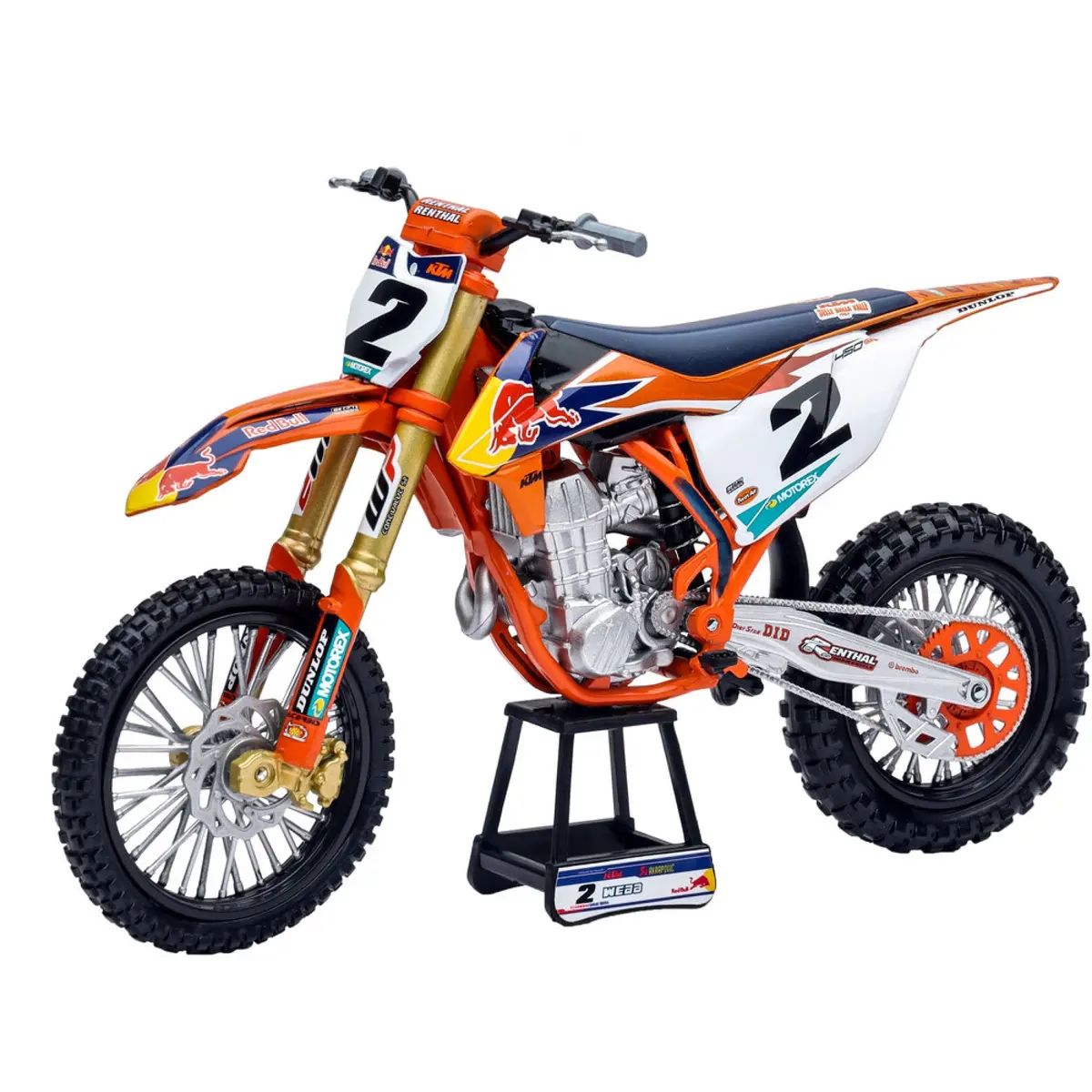 1:10 Cooper Webb Red Bull Ktm 450Sx-F Bike Replica 1