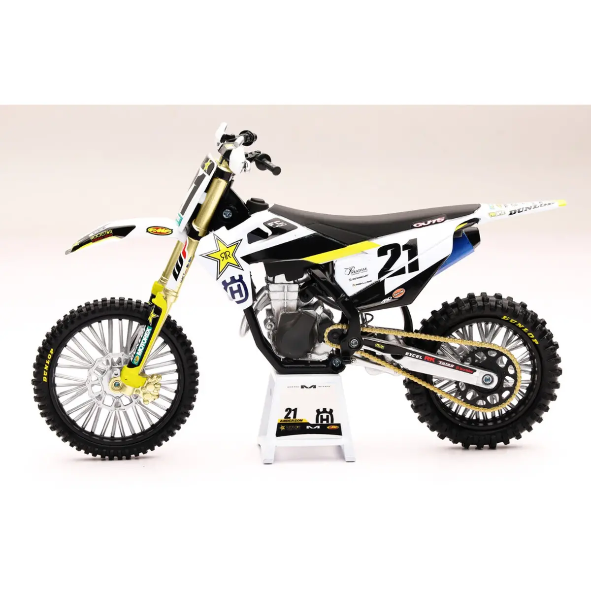 1:12 Jason Anderson Rockstar Husqvarna Fc450 Bike Replica 1
