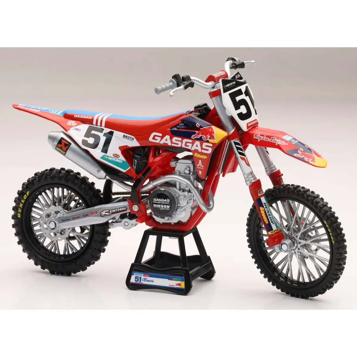 1:12 Justin Barcia Tld Red Bull Gasgas Mc450 Bike Replica 1