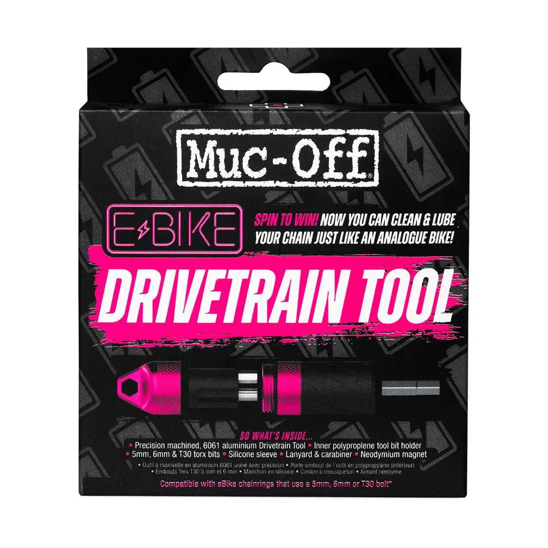 Muc-Off - Ebike Drivetrain Tool - Pink 1
