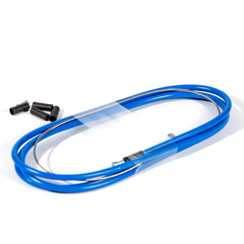 Fibrax Rear Brake Cable Complete Blue (Barrel Nipple) 1