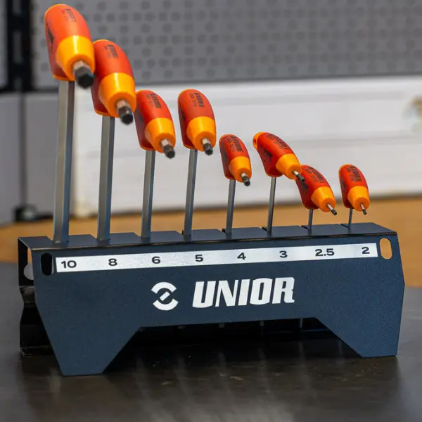 Unior Hexagonal Head Screwdriver With T Handle Set With Stand 1