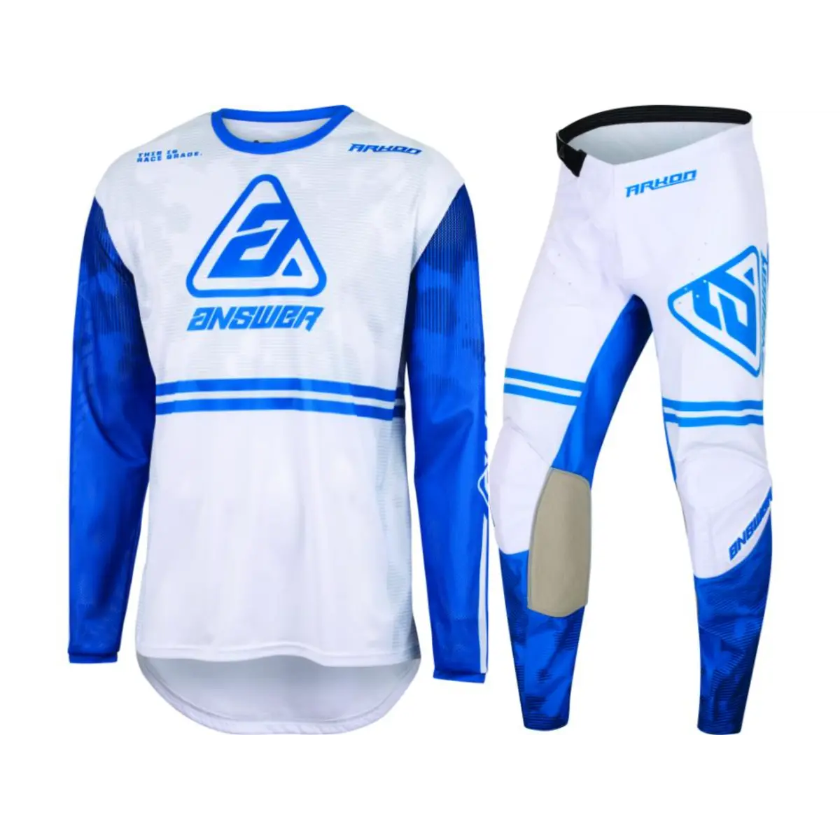 Answer Racing Arkon Trials Youth Blue/White Gear Combo 1