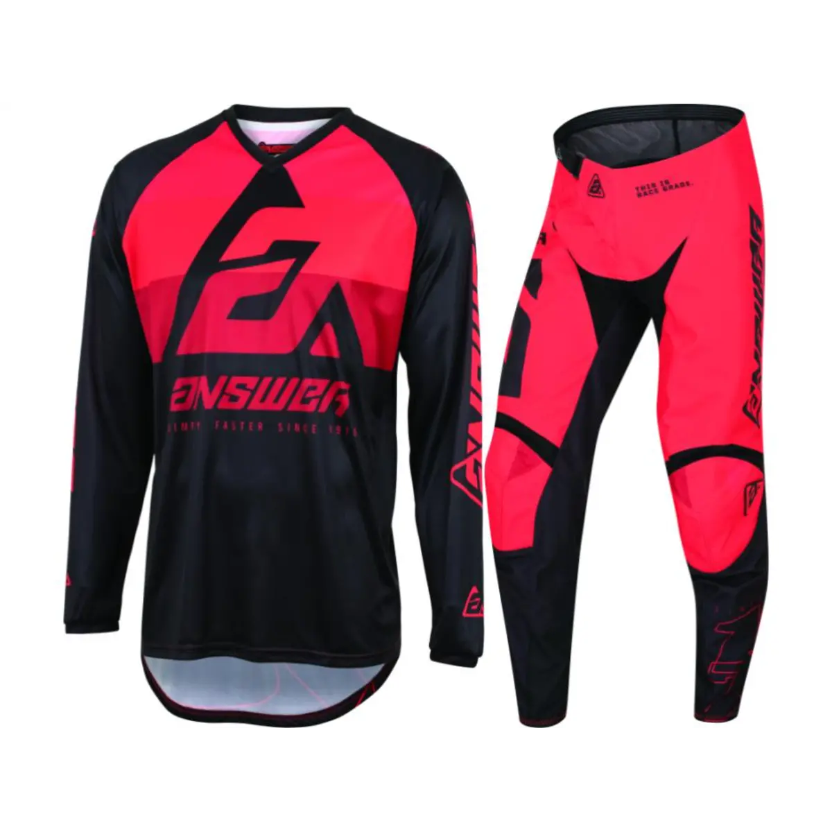 Answer Racing Syncron Cc Youth Red/Black Gear Combo 1